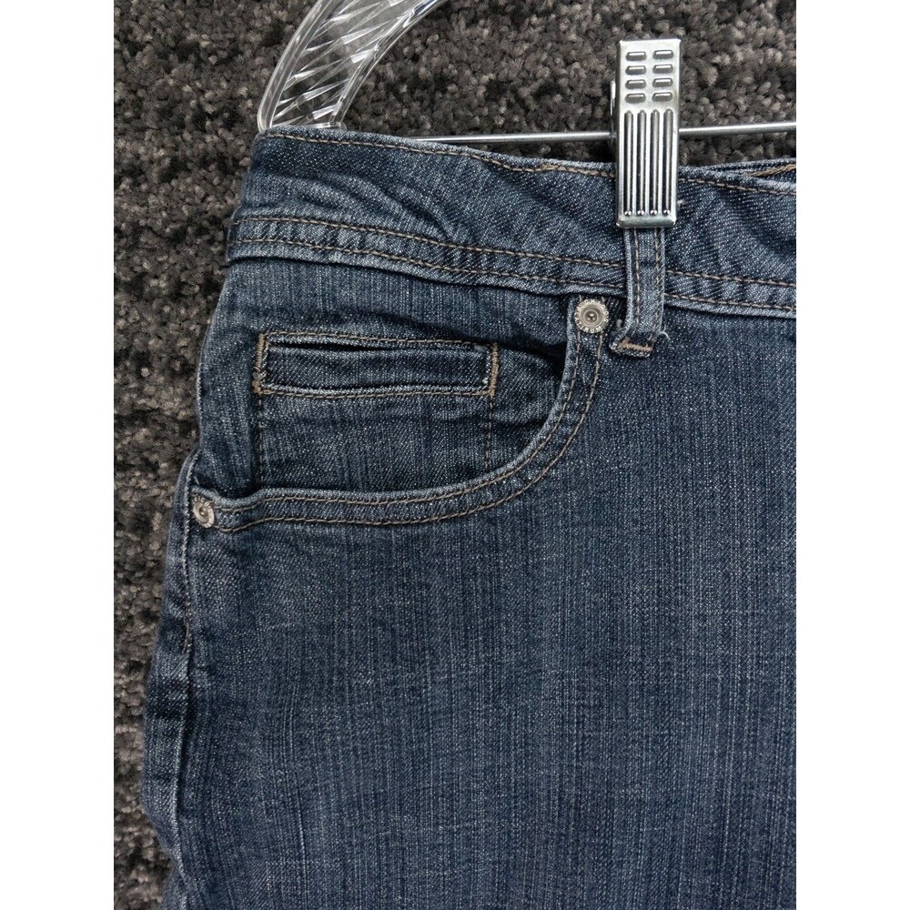 Chico's Jeans Womens 2 (31x30) Blue Straight Platinum Quartz RG Stretch Denim - Picture 5 of 13